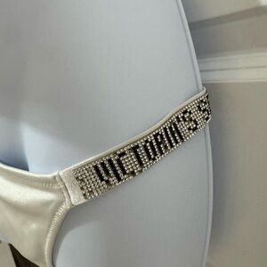 Victoria's Secret White Rhinestone Panties
